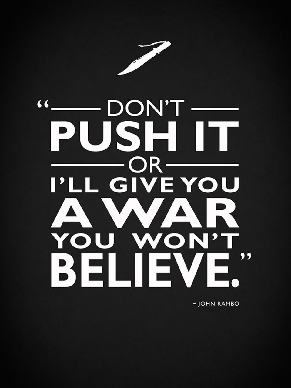 Rambo A War You Wont Believe Poster Print by Mark Rogan # RGN114813